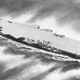 Artist’s rendering of the proposed super carrier USS United States (CVA-58) showing one possible configuration. This keel for this floating strategic bomber base was laid down at Newport News, Virginia on April 18, 1949, but the carrier was canceled shortly thereafter. (US Navy)